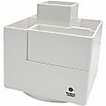 Business Source Modular Rotatable Pen Cup - 6 Compartment(s) - 5.10"x4.70"x 4.70" Depth - Modular, Sturdy, Durable - 11878 1 thumbnail image