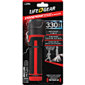Life+Gear Stormproof Path Light - 150 lm Lumen - 4 x AA - Battery, USB - Water Proof, Impact Resistant, Weather Resistant, Slip Resistant - Black, Red