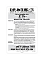 ComplyRight™ Federal Specialty Posters, Agricultural Minimum Wage, English, 11" x 17"