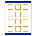 Avery® Print-To-The-Edge Labels With Sure Feed® Technology, S00-DJA-PRWMP10, Square, 2" x 2", Matte White, Preprinted Gold Beads Design, Pack Of 120 1 thumbnail image