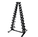 Power Systems Neoprene Dumbbell Rack With Weight Set, 50-1/2"H x 23"W x 28"D, Black, Total Qty 1 1 thumbnail image