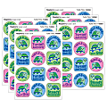 TREND Stinky Stickers, Turtle Time, Raspberry Scent, 48 Per Pack, Set Of 6 Packs