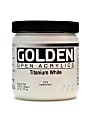 Golden OPEN Acrylic Paint, 8 Oz Jar, Titanium White