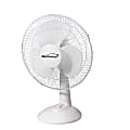 Optimus Kool Zone Oscillating Desk Fan, 21"H x 16"W x 16"D, White 1 thumbnail image