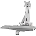 Amer Wall Mount for Flat Panel Display, Keyboard, CPU - TAA Compliant - 24" Screen Support - 61.73 lb Load Capacity - Steel, Plastic, Aluminum Alloy 1 thumbnail image