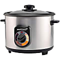 Brentwood TS-1020S Rice Cooker - 700 WRice, Soup - Silver, Black, Stainless Steel 1 thumbnail image