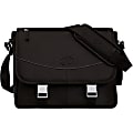 MacCase Notebook Shoulder Bag - 12" x 15" x 6" - Leather - Black 1 thumbnail image