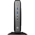 HP t520 Thin Client - AMD G-Series GX-212JC Dual-core (2 Core) 1.20 GHz - Black - 4 GB RAM DDR3L SDRAM - 8 GB SSD - AMD Radeon HD Graphics - Gigabit Ethernet - HP Smart Zero (English) - DisplayPort - VGA - Network (RJ-45) - 6 Total USB Port(s) 1 thumbnail image