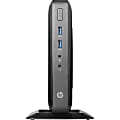 HP t520 Thin Client - AMD G-Series GX-212JC Dual-core (2 Core) 1.20 GHz - Black - 4 GB RAM DDR3L SDRAM - 8 GB SSD - AMD Radeon HD Graphics - Gigabit Ethernet - HP Smart Zero (English) - DisplayPort - VGA - Network (RJ-45) - 6 Total USB Port(s)