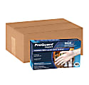 ProGuard Vinyl General Purpose Powder-Free Gloves, X-Large, Clear, 100 Per Box, Case Of 10 Boxes