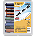 BIC Great Erase Chisel Point Whiteboard Markers - Chisel Point Style - Black, Blue, Green, Orange, Purple, Red - 30 / Set