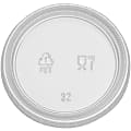 Dixie Portion Cup Lids by GP Pro - PETE Plastic - 24 / Carton - 100 Per Pack - Clear 1 thumbnail image