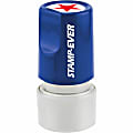 Stamp-Ever Pre-inked Star Round Stamp - Design Stamp - STAR - 0.75" Impression Diameter - 50000 Impression(s) - Red - 1 Each 1 thumbnail image