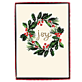 Graphique Holiday Boxed Cards, 5" x 7", Joy Wreath, Box Of 15 Cards 1 thumbnail image