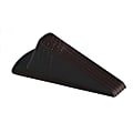 SKILCRAFT® Wedge-Style Doorstop, 2"H x 3-1/2"W x 6-3/4"D, Brown 1 thumbnail image