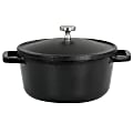 Gibson Kitchen Artisanal Supply 0.5-Quart Cast Iron Dutch Oven, Black 1 thumbnail image