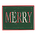 Graphique Holiday Boxed Cards, 5" x 7", Merry, Box Of 15 Cards 1 thumbnail image