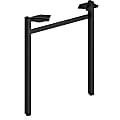 HON Mod Collection Worksurface 24"W U-leg Support - 24" - Finish: Black 1 thumbnail image