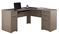 Realspace® Magellan 59"W L-Shape Corner Desk, Gray