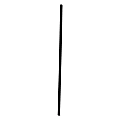 Boardwalk® Single-Tube Stir-Straws, 6", Black, Pack Of 10,000 Stir Straws