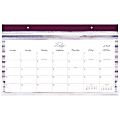 Leah Bisch™ for Cambridge® Academic 2025-2026 Monthly Desk Pad Calendar, Stripe, Compact, 17 3/4" x 11" 1 thumbnail image