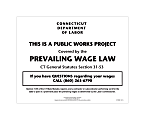 ComplyRight™ State Specialty Poster, Prevailing Wage Law, English, Connecticut, 8-1/2" x 11" 1 thumbnail image