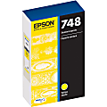 Epson DURABrite Pro 748 Original Standard Yield Inkjet Ink Cartridge - Yellow - 1 Each - 1500 Pages 1 thumbnail image