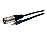 Comprehensive Standard - Microphone cable - XLR3 male to mini-phone stereo 3.5 mm male - 25 ft - shielded