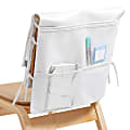 Dormify Kayla Over-The-Chair Pocket Organizer, White Faux Leather 1 thumbnail image
