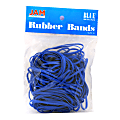 JAM Paper® Rubber Bands, Size 33, Blue, Bag Of 100 Rubber Bands