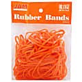 JAM Paper® Rubber Bands, Size 33, Orange, Bag Of 100 Rubber Bands