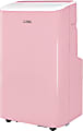 Commercial Cool Wi-Fi Enabled Portable Air Conditioner, 28-15/16”H x 16-3/4”W x 14-3/4”D, 9,000 BTU, Pink 1 thumbnail image