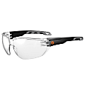 Ergodyne Skullerz VALI Frameless Safety Glasses, One Size, Matte Black Frames, Anti-Fog Clear Lens