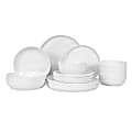 Table 12 16-Piece Bone China Dinnerware Set, Natural White