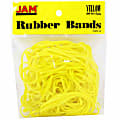 JAM Paper® Rubber Bands, Size 33, Yellow, Bag Of 100 Rubber Bands 1 thumbnail image