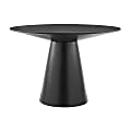 Eurostyle Wesley Round Dining Table, 30"H x 43-1/2"W x 43-1/2"D, Matte Black