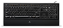 Logitech® K740 Illuminated Keyboard, Black 1 thumbnail image