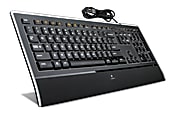 Logitech K740 Illuminated Keyboard Black - Office Depot