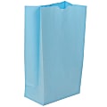 JAM Paper® Medium Kraft Lunch Bags, 9-3/4"H x 5"W x 3"D, Baby Blue, Pack Of 500 Bags