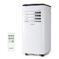 COBY Portable Air Conditioner 3-in-1 AC Unit, Dehumidifier & Fan, 10,000 BTU, 27-1/2”H x 13-15/16”W x 13-5/16”D, White
