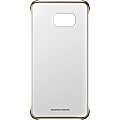 Samsung Galaxy S6 edge+ Protective Cover, Clear Gold