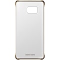 Samsung Galaxy S6 edge+ Protective Cover, Clear Gold 1 thumbnail image