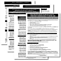 ComplyRight™ State Specialty Posters,Temporary Workers Right To Know Law, Multilingual, Massachusetts, 8 1/2" x 11", Pack Of 5