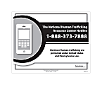 ComplyRight™ State Specialty Poster, Human Trafficking, English, Pennsylvania, 8-1/2" x 11"