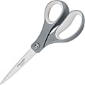 Fiskars Titanium Softgrip Scissors - 8" Overall Length - Titanium - Gray - 2 / Pack