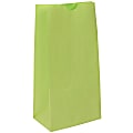 JAM Paper® Small Kraft Lunch Bags, 8"H x 4-1/8"W x 2-1/4", Green, Pack Of 500 Bags