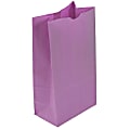 JAM Paper® Kraft Lunch Bags, 11"H x 6"W x 3-3/4"D, Purple, Box Of 500 Bags  1 thumbnail image