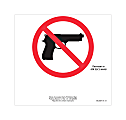 ComplyRight™ State Specialty Poster, Concealed Carry Prohibited Sign, English, Illinois, 6" x 6" 1 thumbnail image
