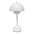 Simple Designs Mushroom Magic Dimming Rechargeable LED Touch Stick Lamp, 11-13/16"H, White 1 thumbnail image