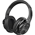 TREBLAB Z2|Over Ear Workout Headphones with Microphone|Bluetooth 5.0, ANC|Wireless Headphones for Sport, Running, Gym(A-Black) - Stereo - Mini-phone (3.5mm) - Wired/Wireless - Bluetooth - 32.8 ft - Over-the-head - Black
